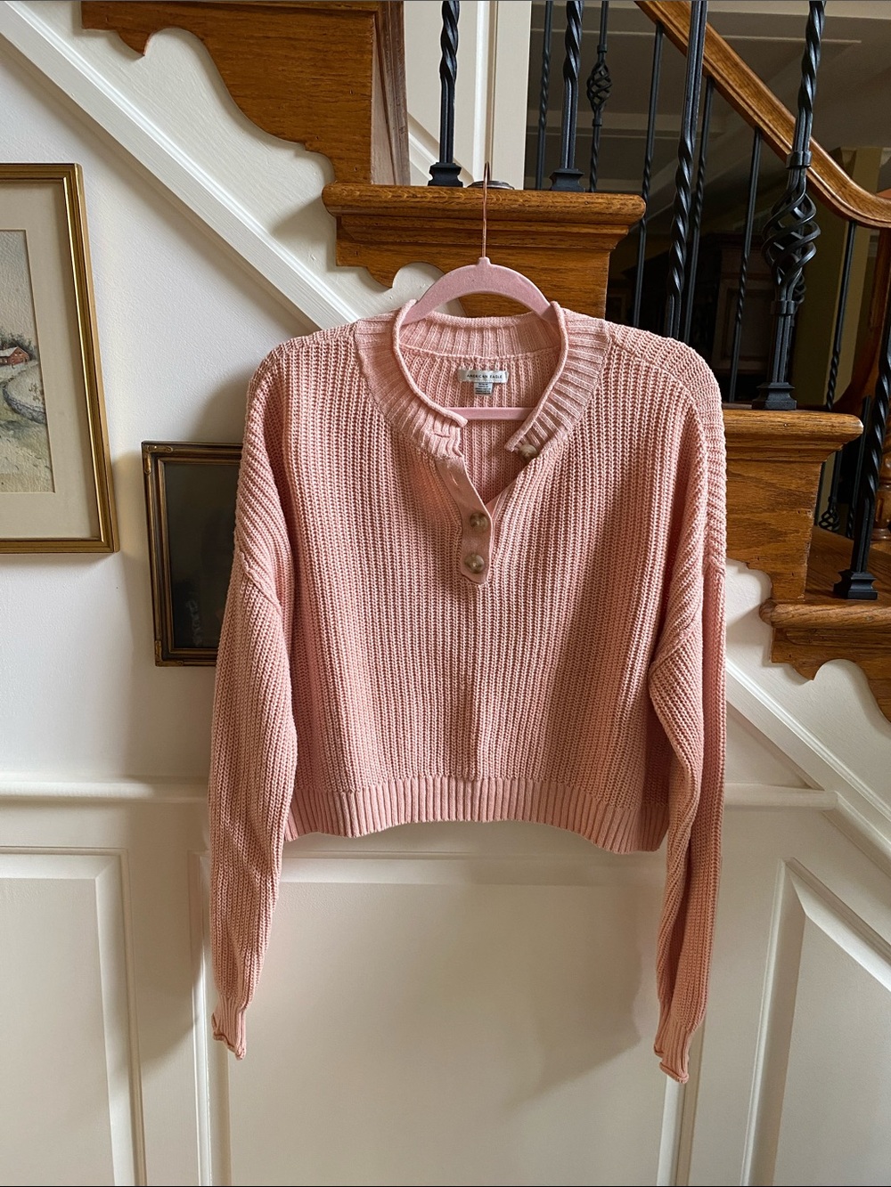 AMERICAN EAGLE Oversized Crop Sweater